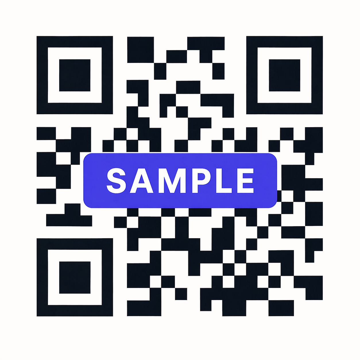 Sample QR code